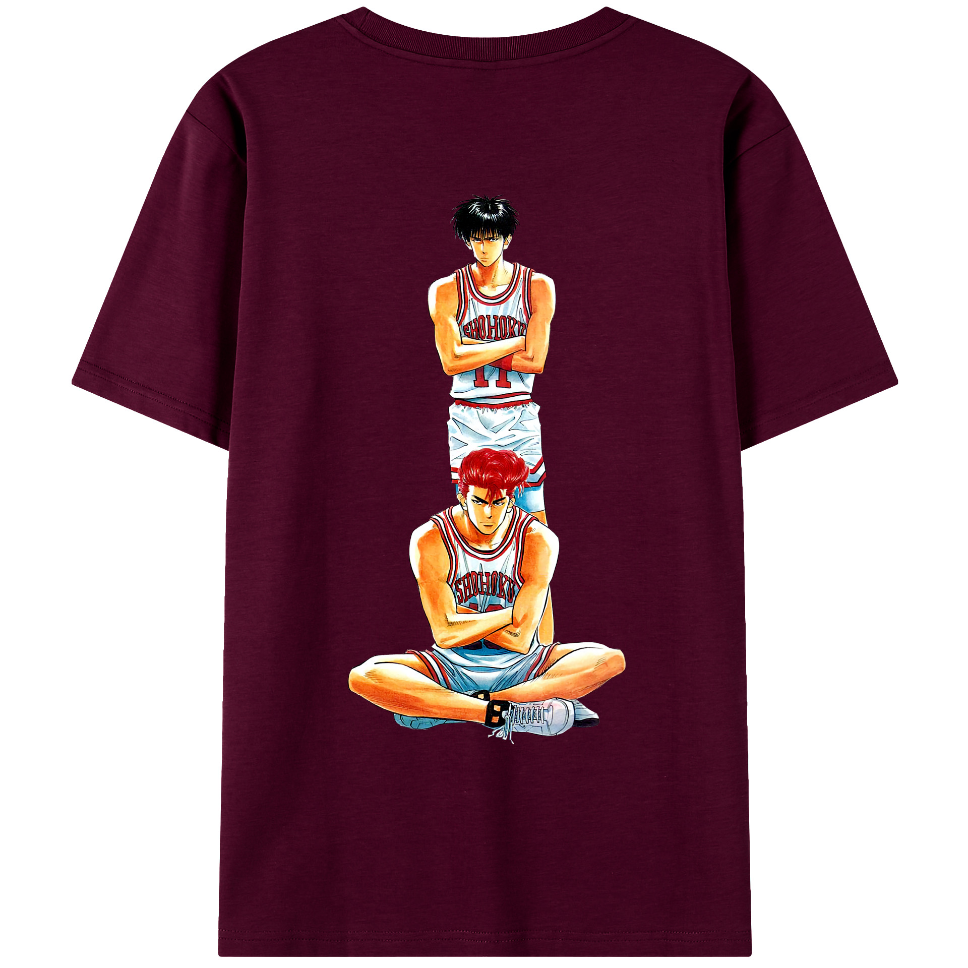 SLAM DUNK／スラムダンク レディース半袖Tシャツ(バックプリント)